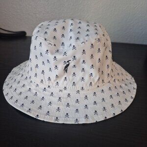 Imperial Sports Golf Bucket Hat Skull Floppy White Outdoor Summer Adult Medium